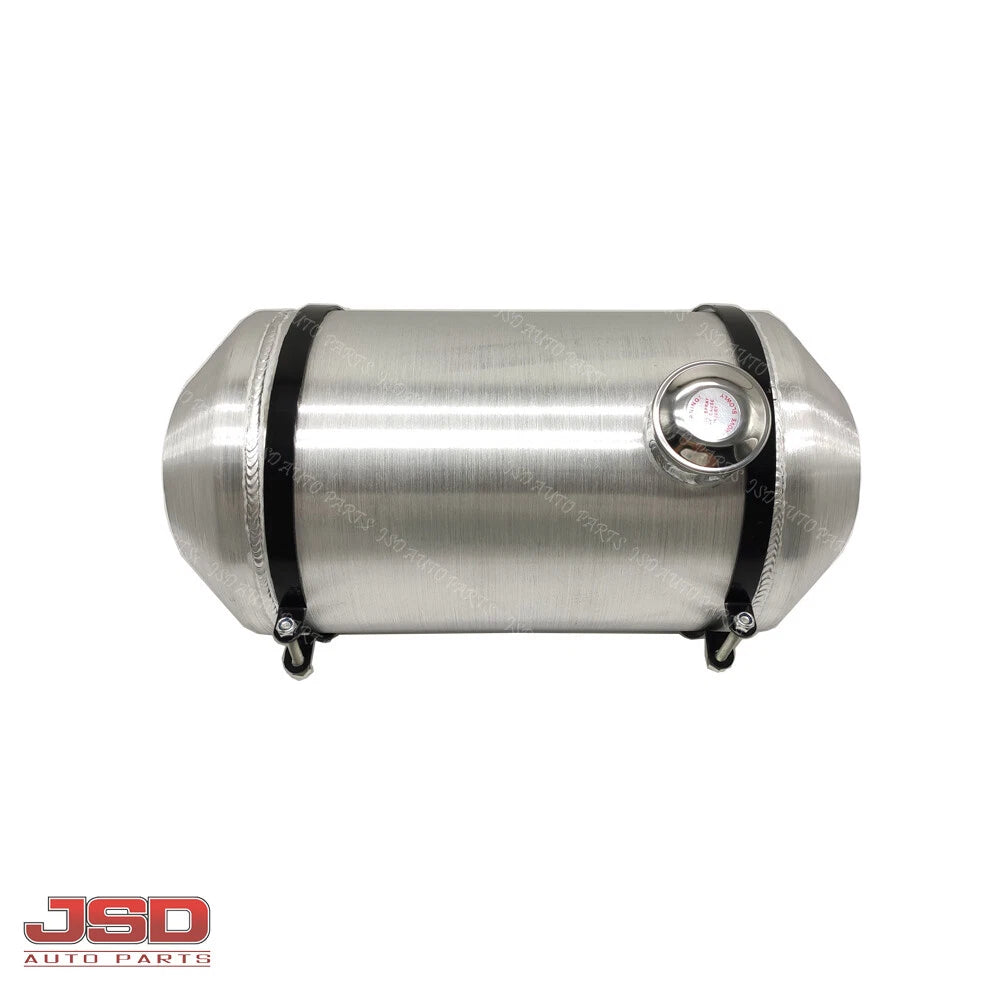 M263 JSD Aluminum Spun Fuel Tank 10x20 End Fill 6.75 Gallon 1/4'' NPT