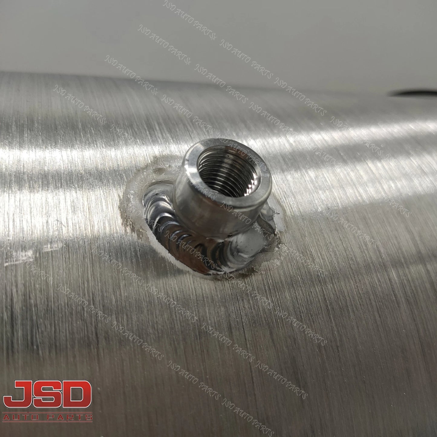 M263 JSD Aluminum Spun Fuel Tank 10x20 End Fill 6.75 Gallon 1/4'' NPT