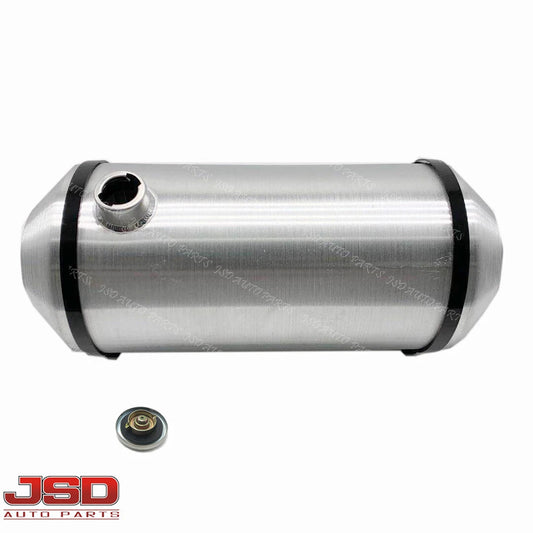 M272 JSD Aluminum Spun Fuel Tank 10x26 End Fill 9.00 Gallon 1/4'' NPT