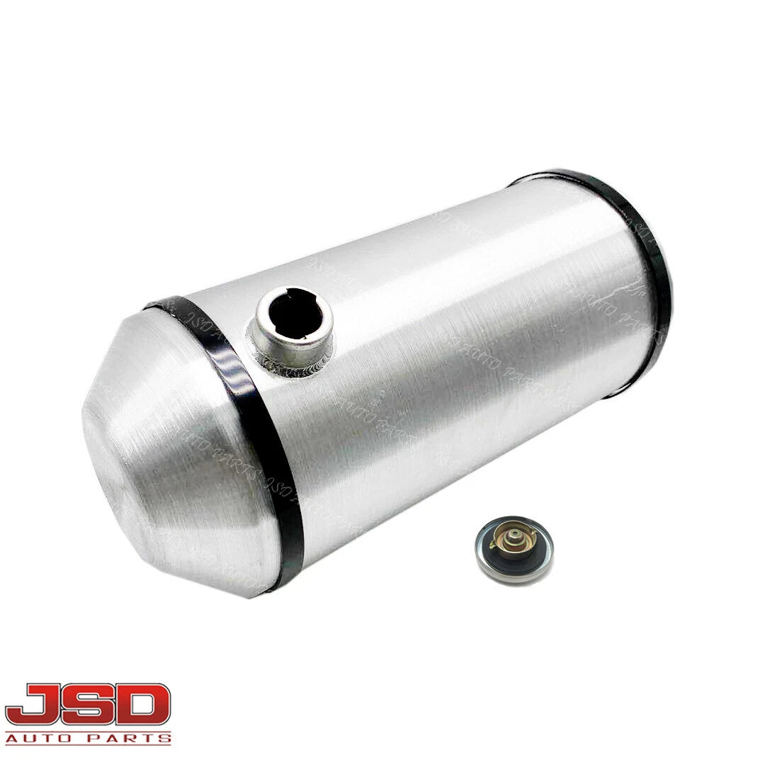 M272 JSD Aluminum Spun Fuel Tank 10x26 End Fill 9.00 Gallon 1/4'' NPT