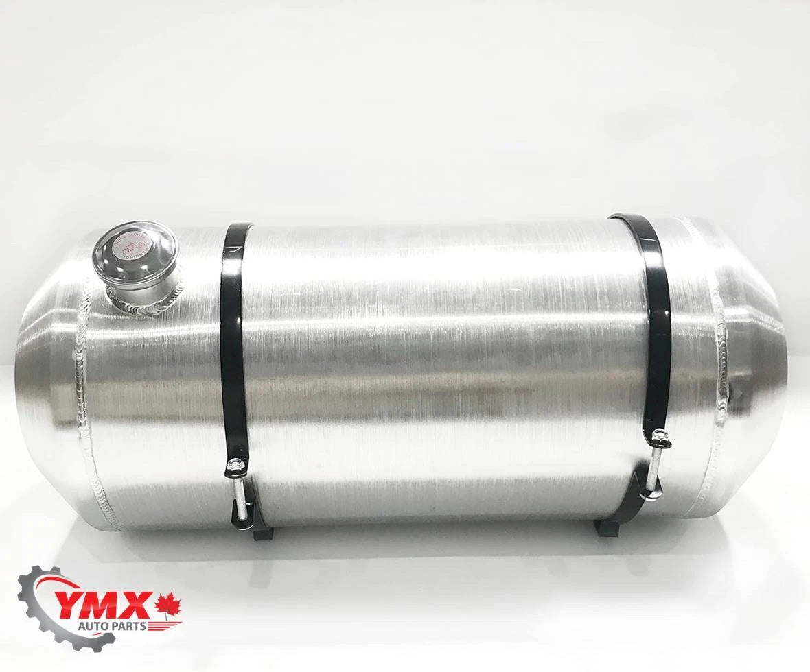 M291 JSD Aluminum Spun Fuel Tank 12x28 End Fill 13.5 Gallon 1/4'' NPT