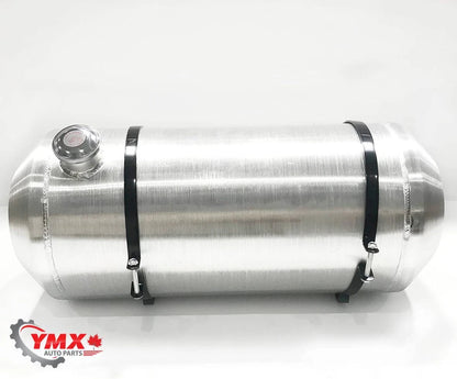 M291 JSD Aluminum Spun Fuel Tank 12x28 End Fill 13.5 Gallon 1/4'' NPT