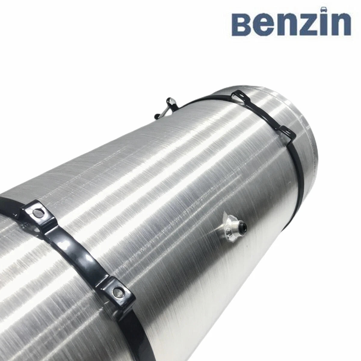 M293 JSD Aluminum Spun Fuel Tank 12x33 End Fill 15.63 Gallon 1/4'' NPT