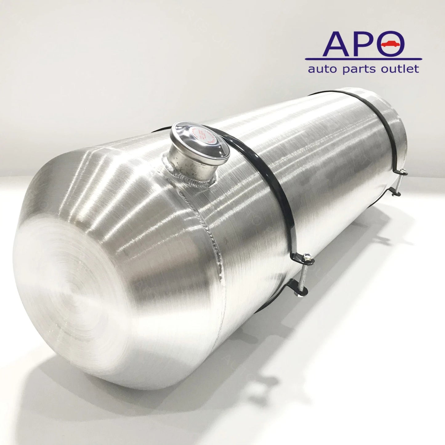 M306 JSD Aluminum Spun Fuel Tank 12x40 End Fill 19.25 Gallon 1/4'' NPT