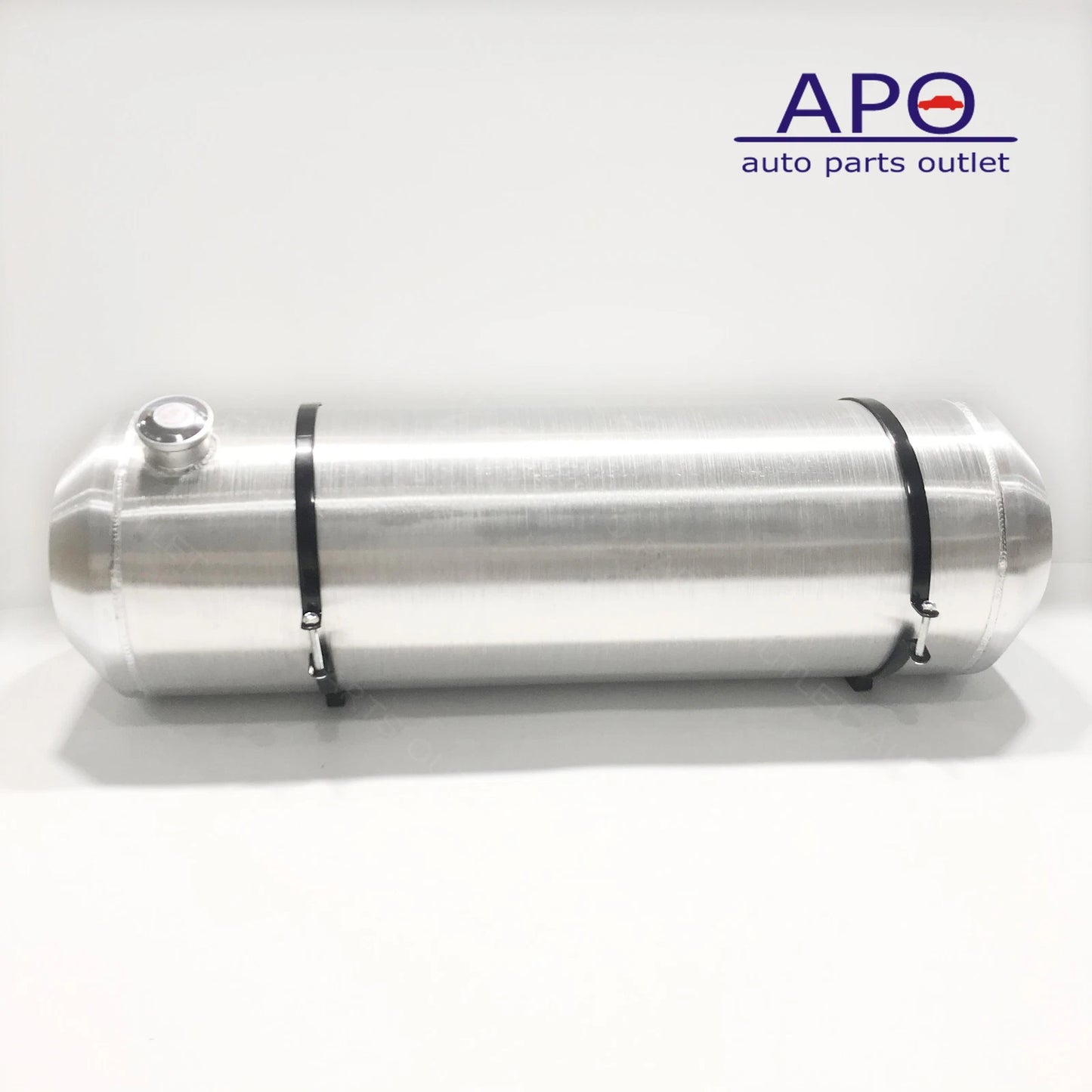 M306 JSD Aluminum Spun Fuel Tank 12x40 End Fill 19.25 Gallon 1/4'' NPT