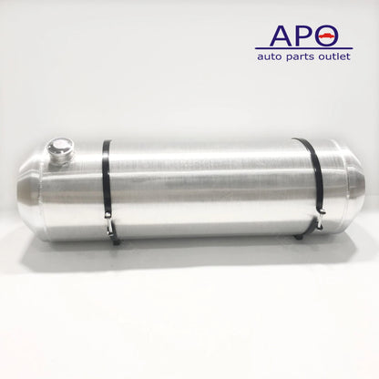 M306 JSD Aluminum Spun Fuel Tank 12x40 End Fill 19.25 Gallon 1/4'' NPT