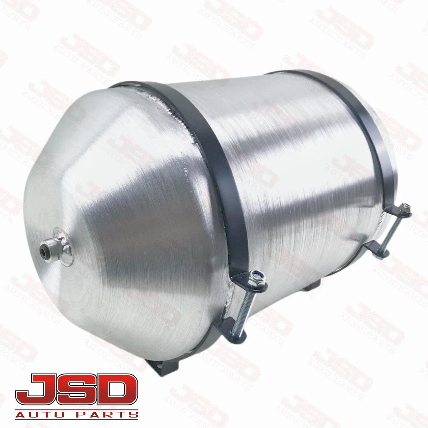 M336 JSD Aluminum Spun Fuel Tank 10x16 Vertical Fill 5 Gallon 1/4'' NPT