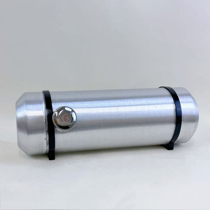M706 JSD Aluminum Spun Fuel Tank 8x24 center Fill 5 Gallon 1/2'' NPT w Dual outlet design (return-compatible)