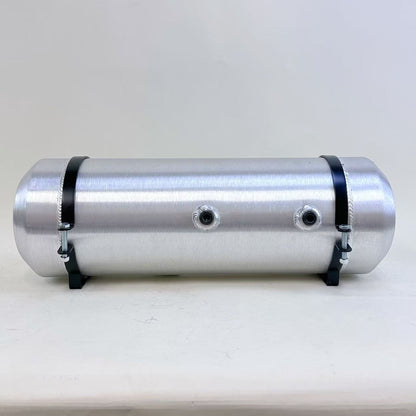 M706 JSD Aluminum Spun Fuel Tank 8x24 center Fill 5 Gallon 1/2'' NPT w Dual outlet design (return-compatible)