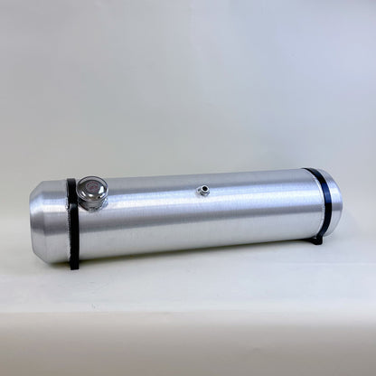 M701 JSD Aluminum Spun Fuel Tank 8x33 center Fill 7. Gallon 1/4'' NPT w return line