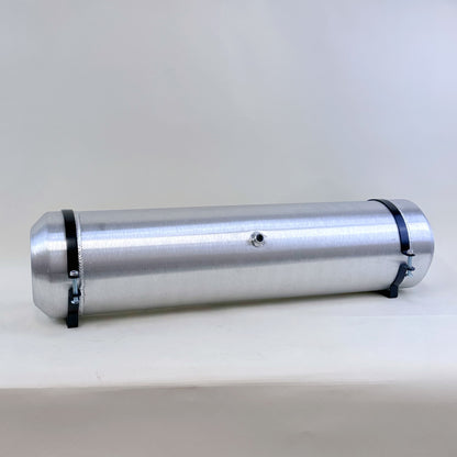 M701 JSD Aluminum Spun Fuel Tank 8x33 center Fill 7. Gallon 1/4'' NPT w return line