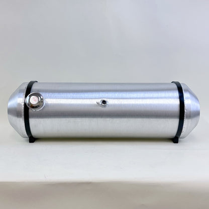 M702 JSD Aluminum Spun Fuel Tank 10x33 center Fill 11 Gallon 3/8'' NPT w Dual outlet design (return-compatible)