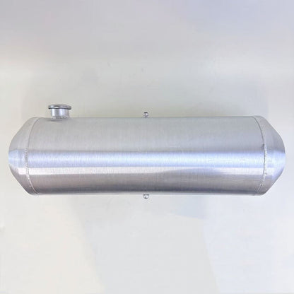 M703 JSD Aluminum Spun Fuel Tank 10x33 center Fill 11 Gallon 1/4'' NPT w Dual outlet design (return-compatible)