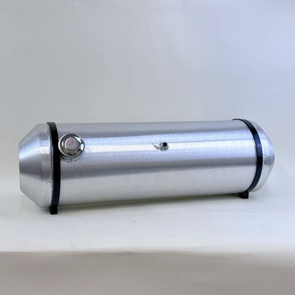 M703 JSD Aluminum Spun Fuel Tank 10x33 center Fill 11 Gallon 1/4'' NPT w Dual outlet design (return-compatible)
