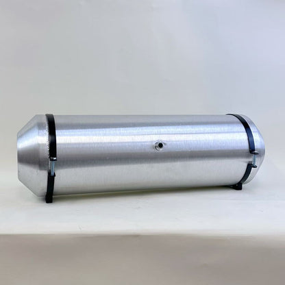 M703 JSD Aluminum Spun Fuel Tank 10x33 center Fill 11 Gallon 1/4'' NPT w Dual outlet design (return-compatible)