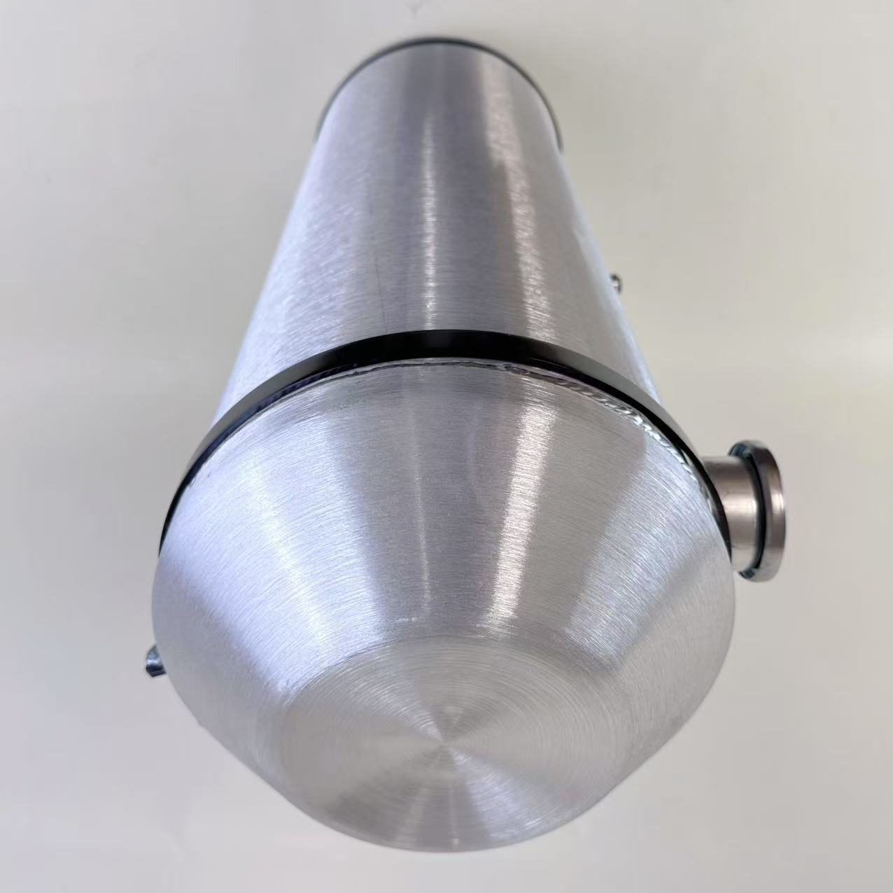 M703 JSD Aluminum Spun Fuel Tank 10x33 center Fill 11 Gallon 1/4'' NPT w Dual outlet design (return-compatible)