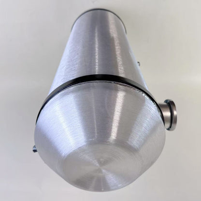 M703 JSD Aluminum Spun Fuel Tank 10x33 center Fill 11 Gallon 1/4'' NPT w Dual outlet design (return-compatible)