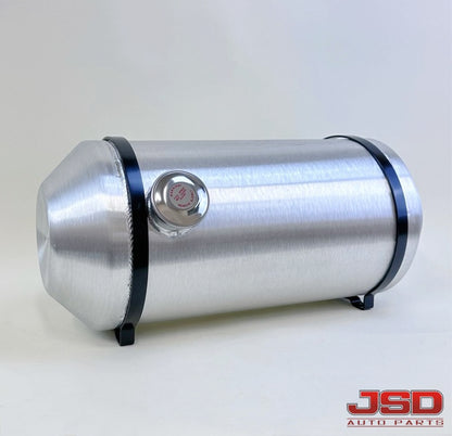 M031B JSD Aluminum Spun Fuel Tank 10x22 center Fill 7. Gallon 1/4'' NPT