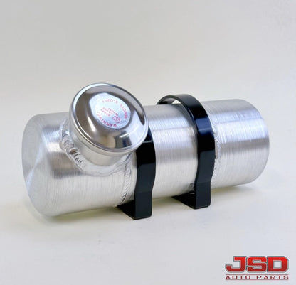 M369 JSD Aluminum Spun Fuel Tank 4x10 End Fill 0.48 Gallon 1/8'' NPT