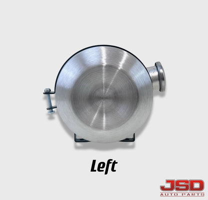 M183 JSD Aluminum Spun Fuel Tank 8x10 Center Fill 2 Gallon 1/4'' NPT