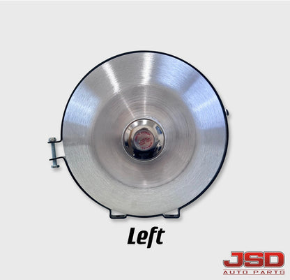 M629 JSD Aluminum Spun Fuel Tank 12x24 |Top Fill 11.5 Gallon| 1/4'' NPT | Triple outlet