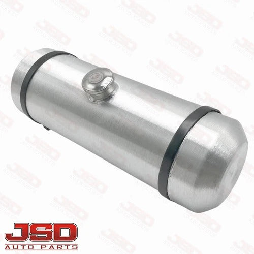 M222B JSD Aluminum Spun Fuel Tank 8x24 Center Fill 5 Gallon 3/8'' NPT with Baffle