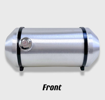 M031B JSD Aluminum Spun Fuel Tank 10x22 center Fill 7. Gallon 1/4'' NPT