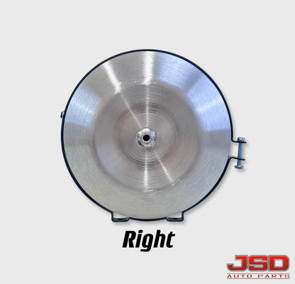 M629 JSD Aluminum Spun Fuel Tank 12x24 |Top Fill 11.5 Gallon| 1/4'' NPT | Triple outlet