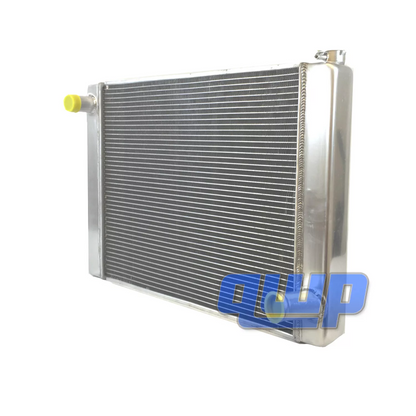G016 New Racing Welded Fabricated Aluminum 2 Row Radiator GM Chevy 26" x 19" x3" IMCA