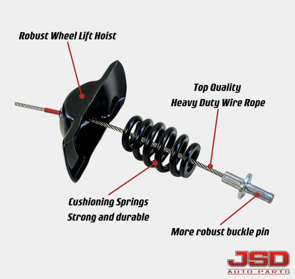Spare Tire Hoist Chevrolet 2019-99, GMC 2019-99 w/5 or 6 Lug Wheels