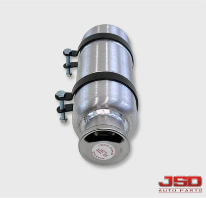 M370 JSD Aluminum Spun Fuel Tank 4x10 Vertical Fill 0.48 Gallon 1/4'' NPT