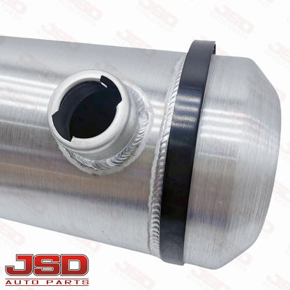 M188B JSD Aluminum Spun Fuel Tank 8x30 End Fill 6.25 Gallon 1/4'' NPT Baffle
