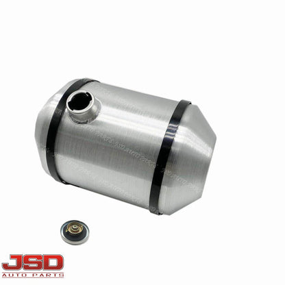 M193 JSD Aluminum Spun Fuel Tank 10x16 End Fill 5 Gallon 3/8'' NPT Standard