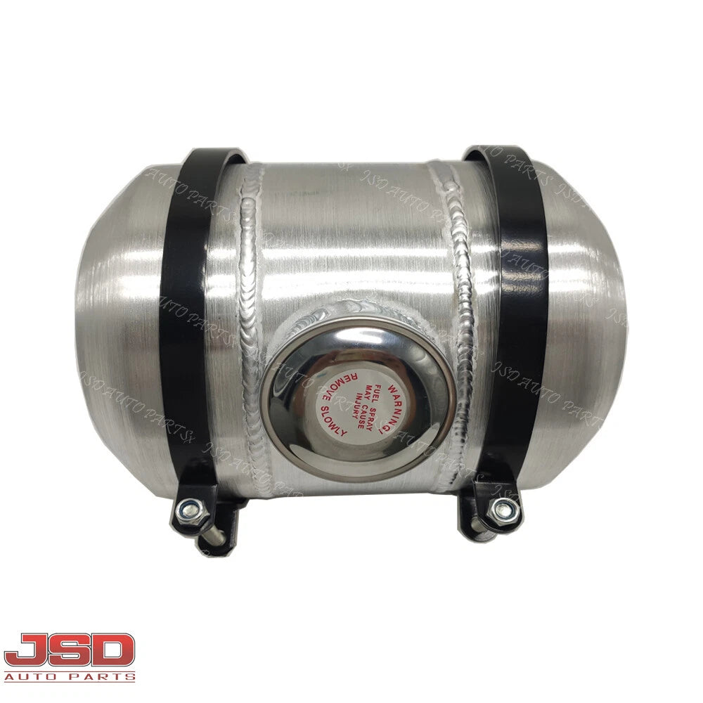 M202 JSD Aluminum Spun Fuel Tank 8x10 Center Fill 2. Gallon 3/8'' NPT