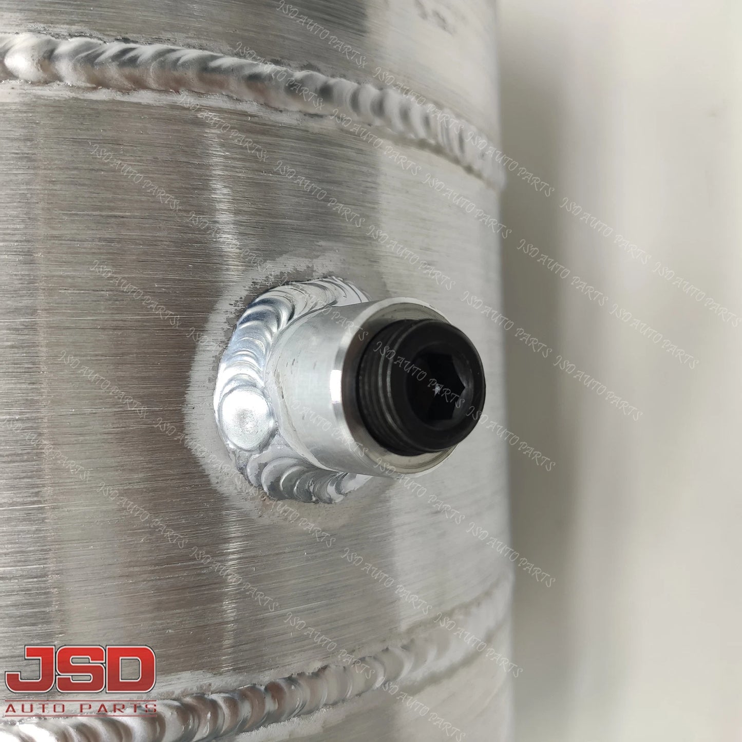 M202 JSD Aluminum Spun Fuel Tank 8x10 Center Fill 2. Gallon 3/8'' NPT