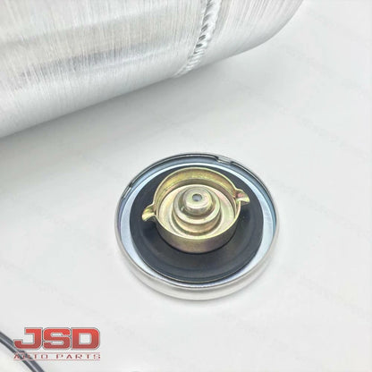 M210 JSD Aluminum Spun Fuel Tank 8x18 Center Fill 3.9 Gallon 1/4'' NPT