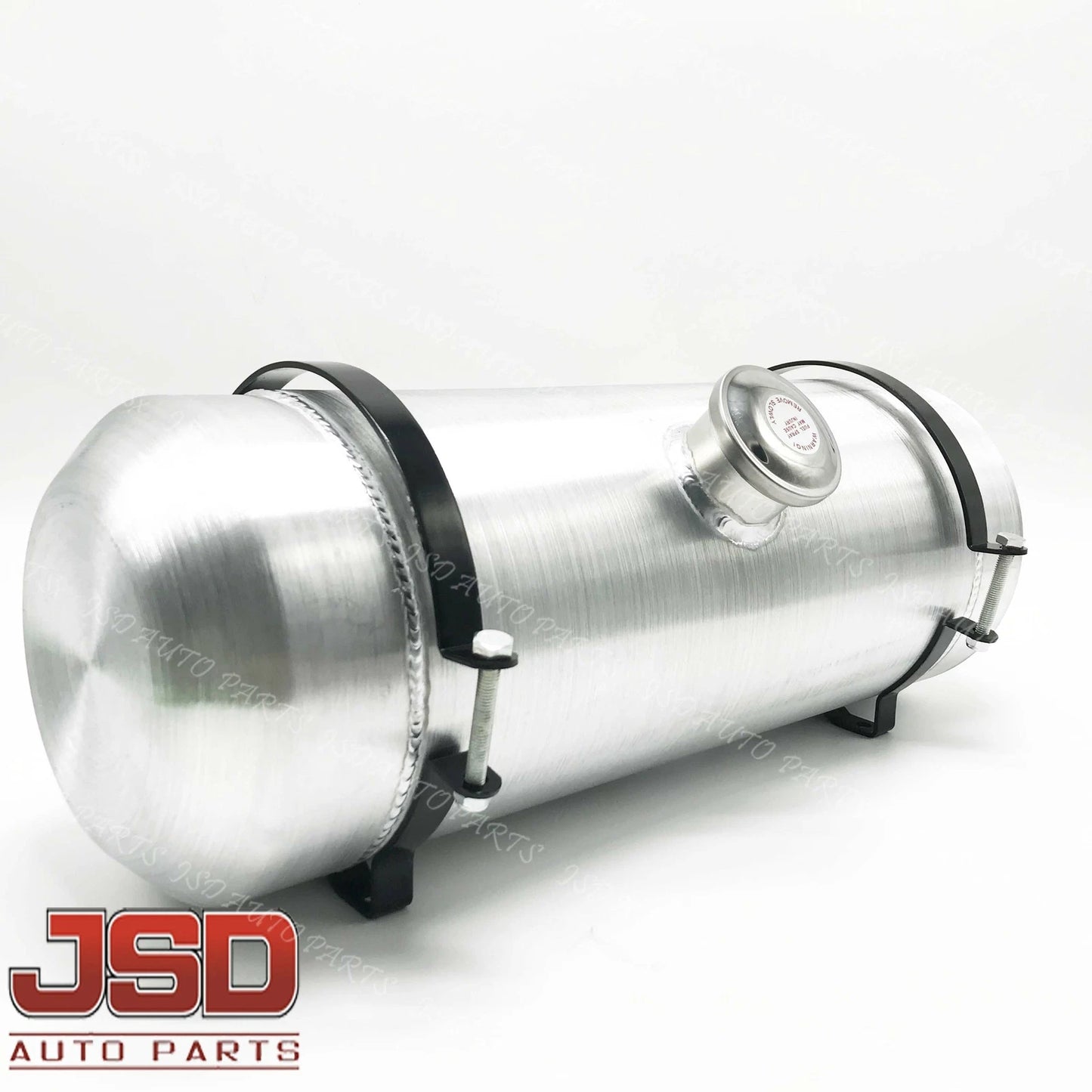M213 JSD Aluminum Spun Fuel Tank 8x20 Center Fill 4 Gallon 1/4'' NPT