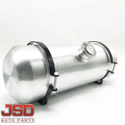 M213 JSD Aluminum Spun Fuel Tank 8x20 Center Fill 4 Gallon 1/4'' NPT
