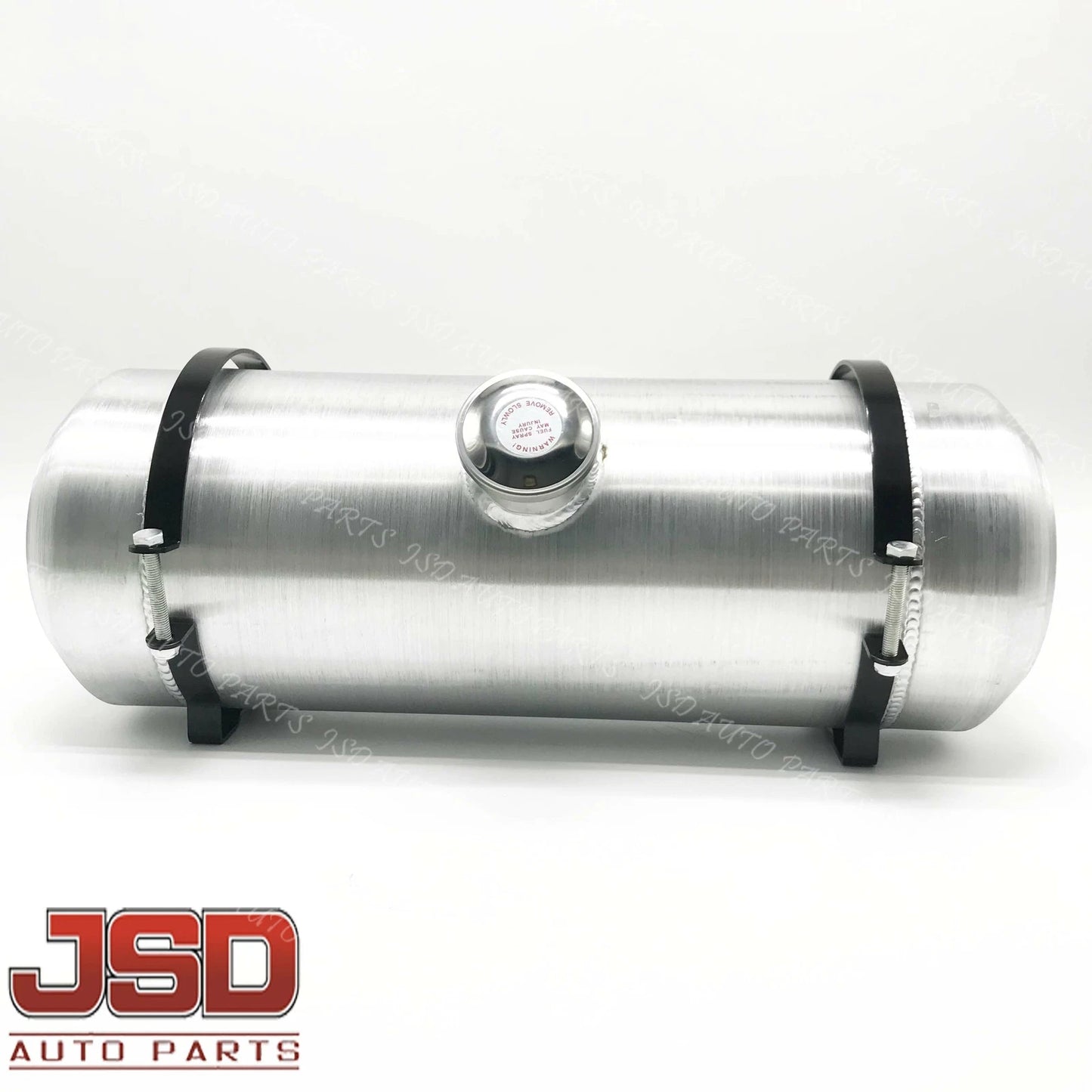 M213 JSD Aluminum Spun Fuel Tank 8x20 Center Fill 4 Gallon 1/4'' NPT