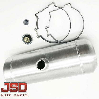 M213 JSD Aluminum Spun Fuel Tank 8x20 Center Fill 4 Gallon 1/4'' NPT