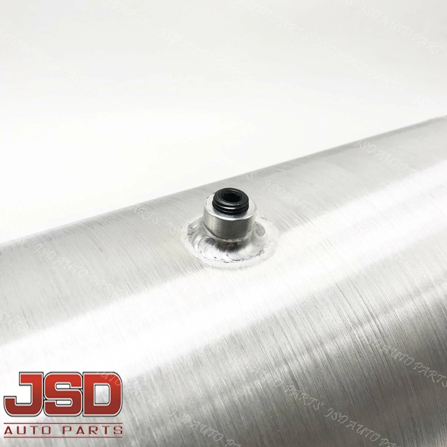 M213 JSD Aluminum Spun Fuel Tank 8x20 Center Fill 4 Gallon 1/4'' NPT