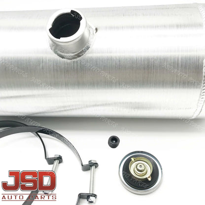 M213 JSD Aluminum Spun Fuel Tank 8x20 Center Fill 4 Gallon 1/4'' NPT