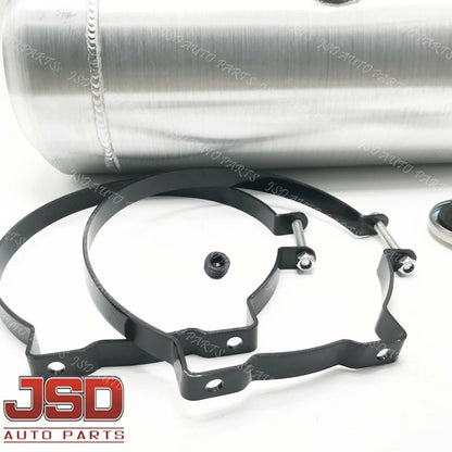 M213 JSD Aluminum Spun Fuel Tank 8x20 Center Fill 4 Gallon 1/4'' NPT