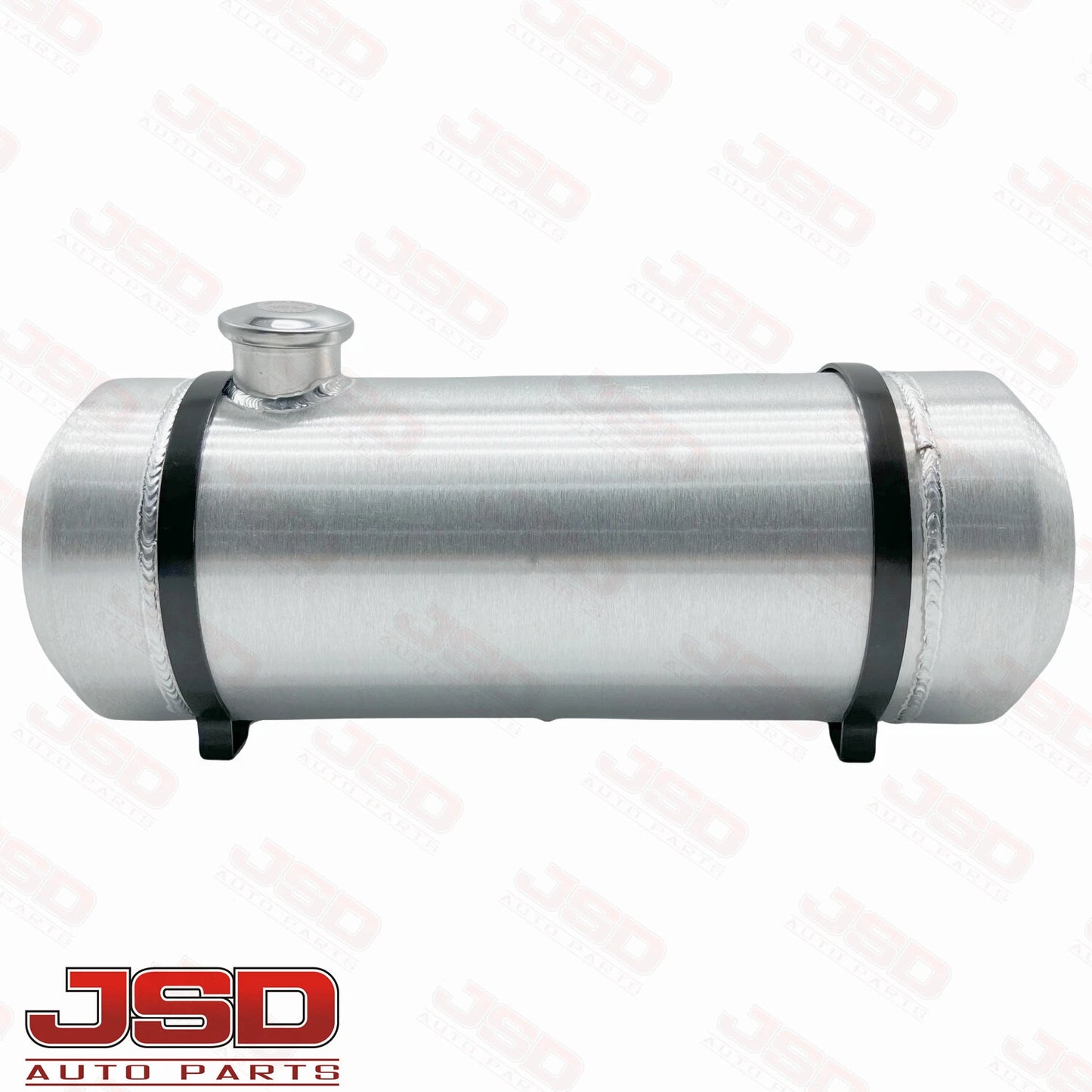 M216B JSD Aluminum Spun Fuel Tank 8x22 End Fill 4.5 Gallon 1/4'' NPT with Baffle