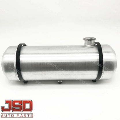 M220 JSD Aluminum Spun Fuel Tank 8x24 End Fill 5 Gallon 1/2'' NPT