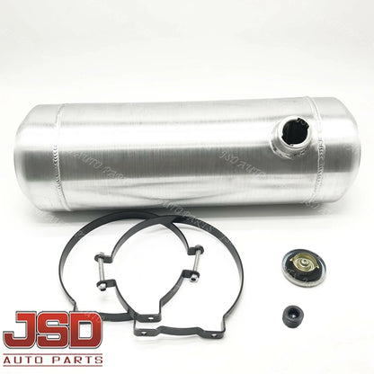 M220 JSD Aluminum Spun Fuel Tank 8x24 End Fill 5 Gallon 1/2'' NPT
