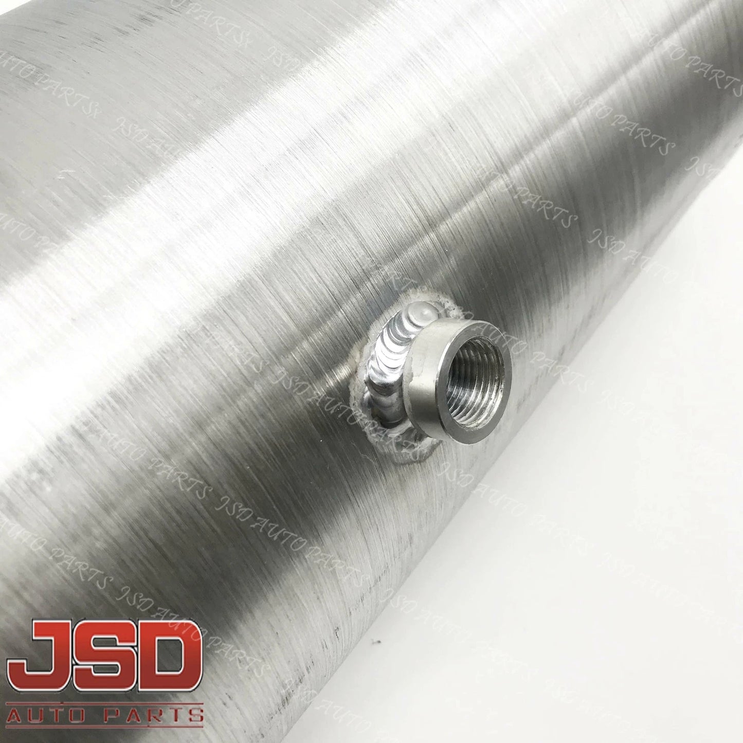 M220 JSD Aluminum Spun Fuel Tank 8x24 End Fill 5 Gallon 1/2'' NPT