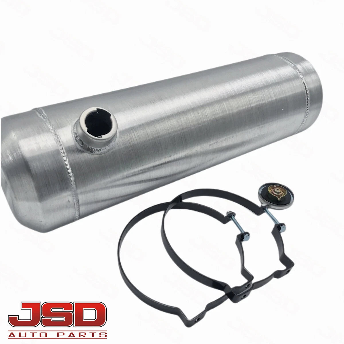 M223 JSD Aluminum Spun Fuel Tank 8x26 End Fill 5.5 Gallon 1/4'' NPT