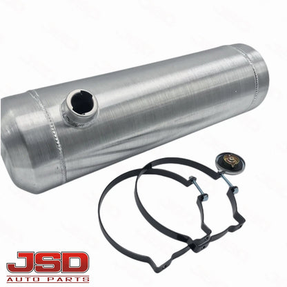 M225 JSD Aluminum Spun Fuel Tank 8x26 End Fill 5.5 Gallon 3/8'' NPT