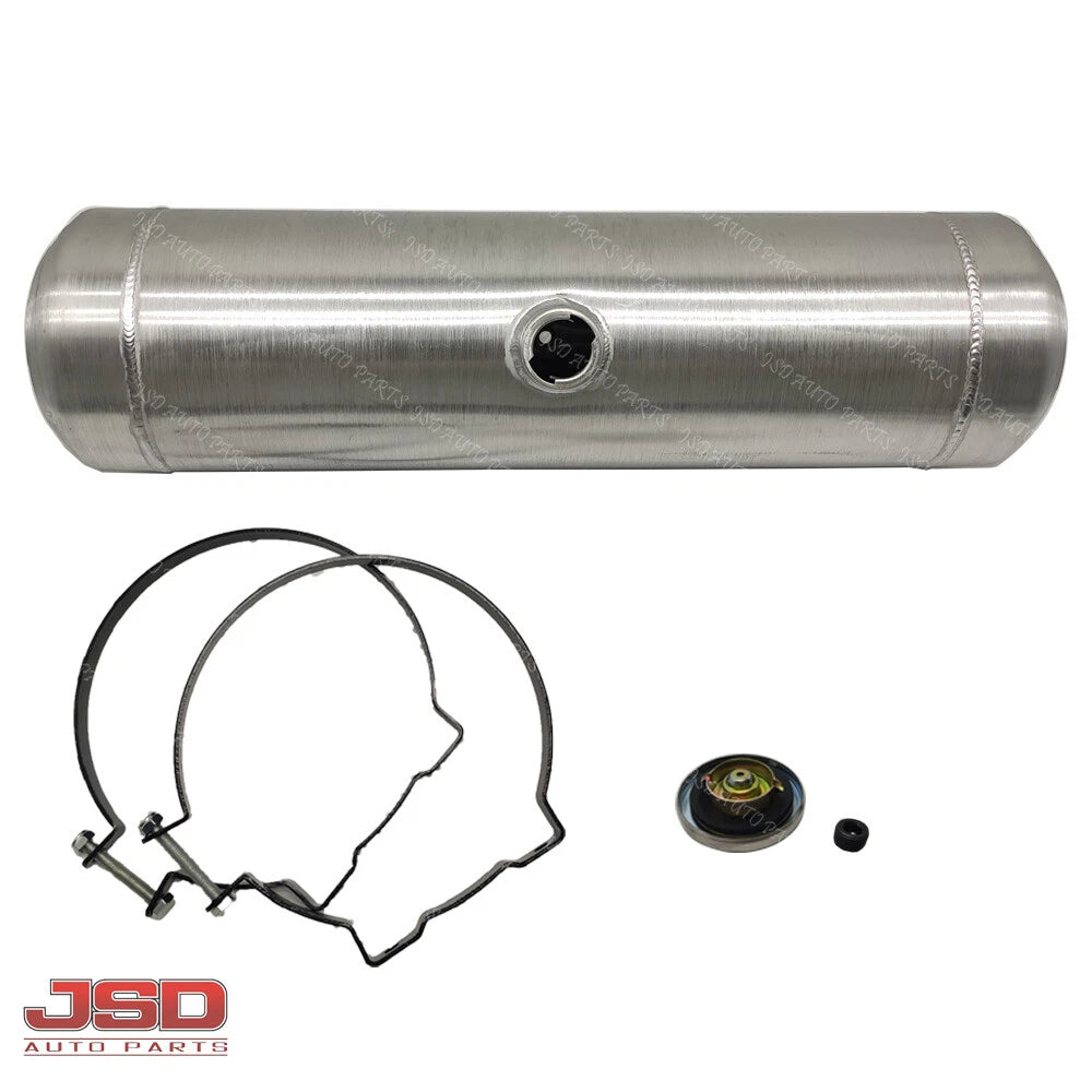 M233 JSD Aluminum Spun Fuel Tank 8x30 Center Fill 6.25 Gallon 1/4'' NPT Standard